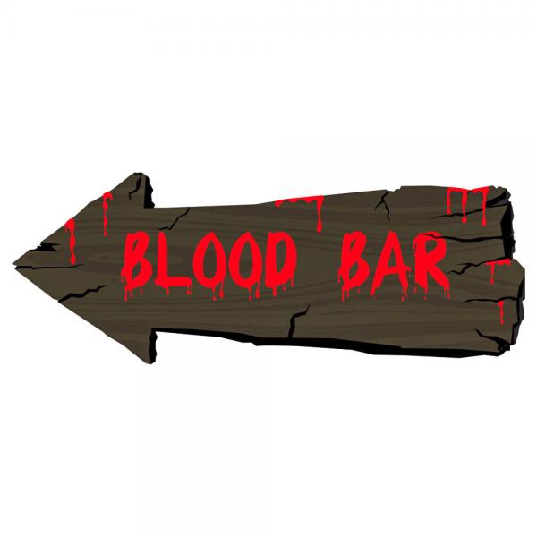 Blood Bar Skilt