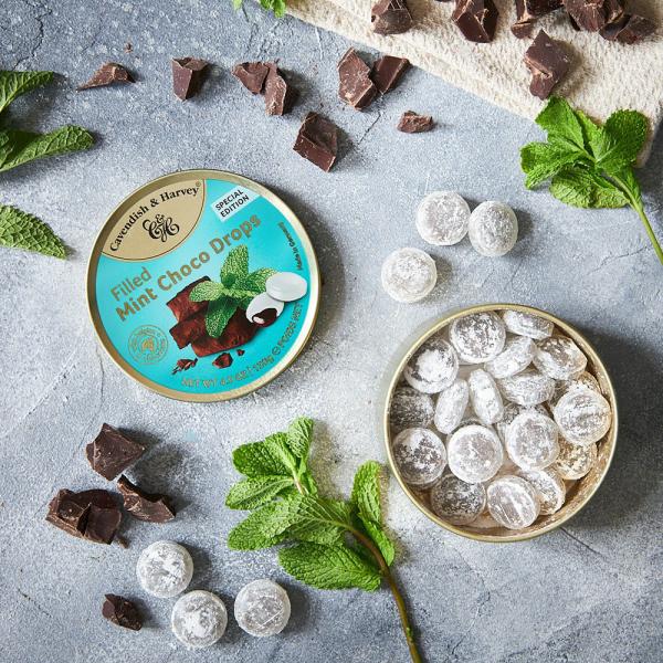 Mint Choco Filled Drops 130g