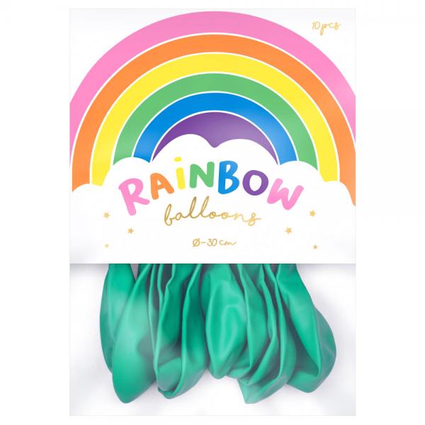 Rainbow Latexballoner Pastel Mintgrnne