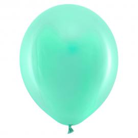 Rainbow Små Latexballoner Pastel Mintgrønne 100-pak