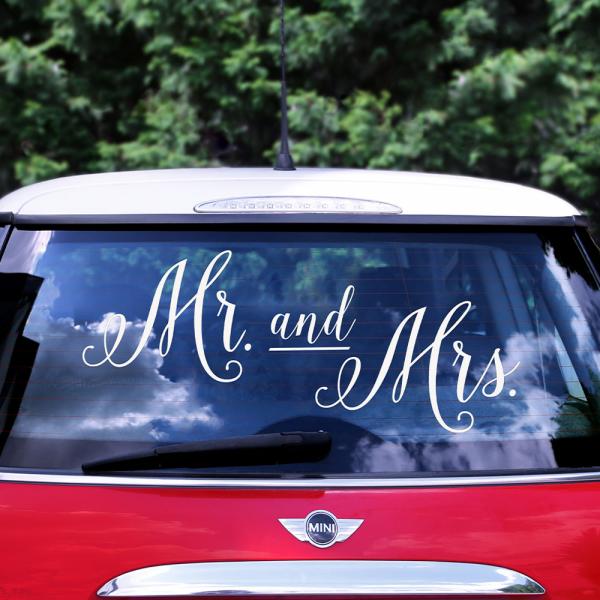 Mr And Mrs Bil Stickers
