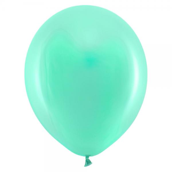 Rainbow Sm Latexballoner Pastel Mintgrnne 100-pak