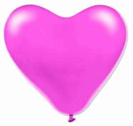 Hjerteballoner Lyserøde 100-pak