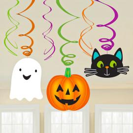 Halloween Friends Swirls Pynt