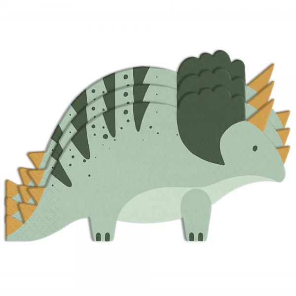 Engangsservietter Triceratops Grn 12-pak