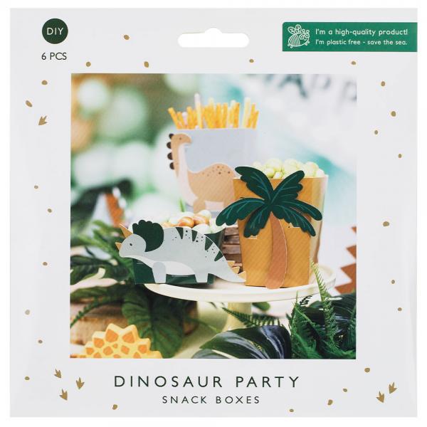 Snacksbox Dinosaurer 6-pak