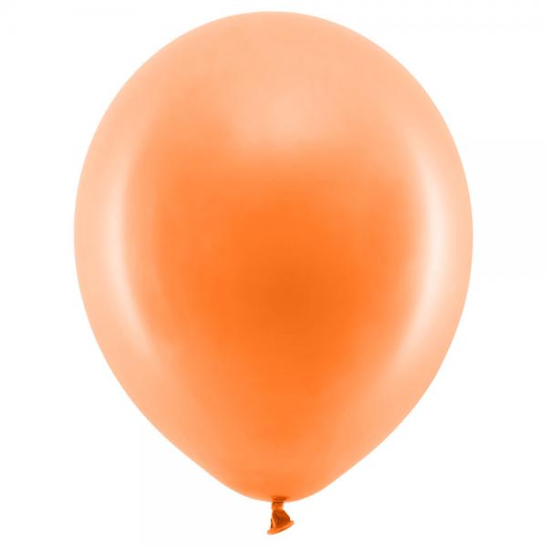 Rainbow Latexballoner Orange 100-pak