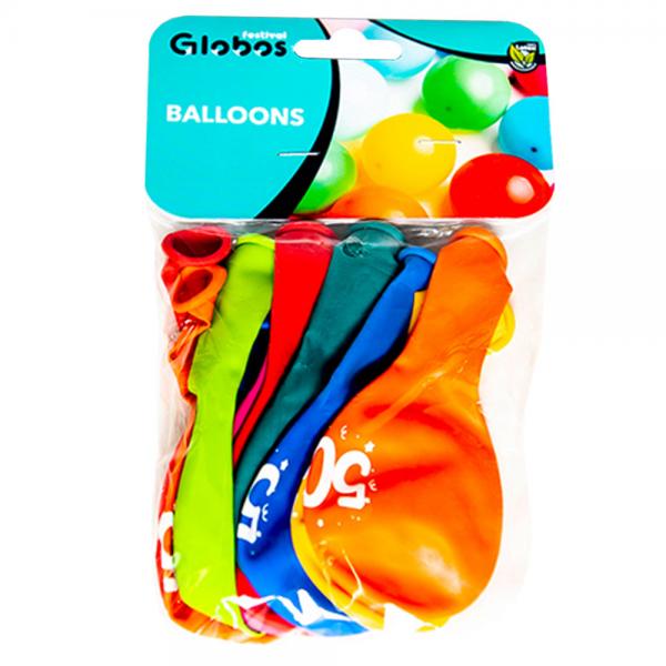 Talballoner 50 Farvemix