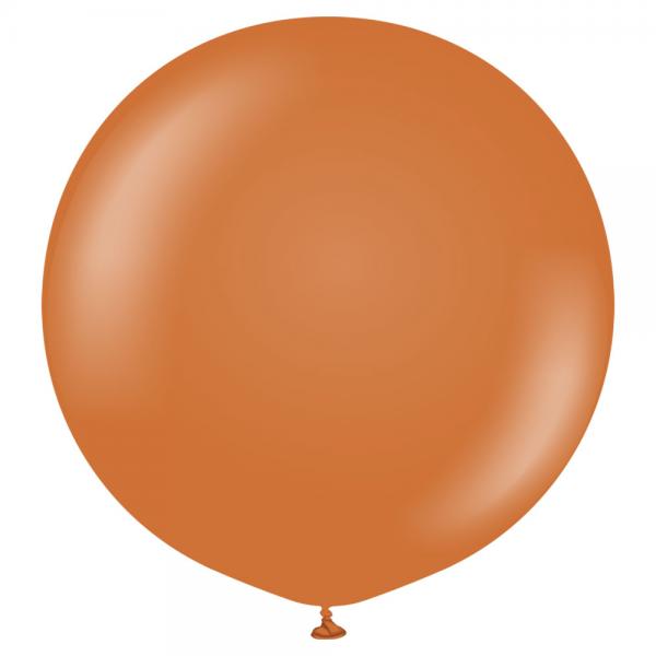 Lysebrune Gigantiske Latexballoner Caramel Brown 2-pak