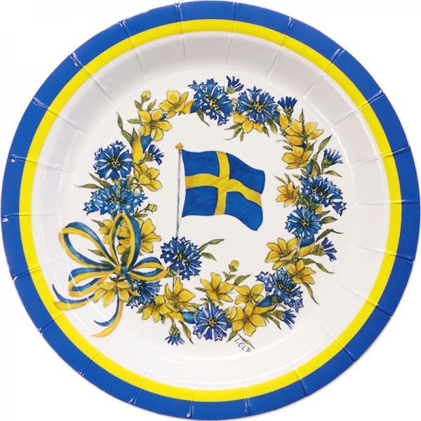 Tallerkener Sm Det Svenske Flag
