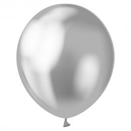 Latexballoner Chrome Sølv Platinum