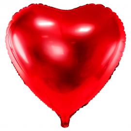 Hjerteballon Rød
