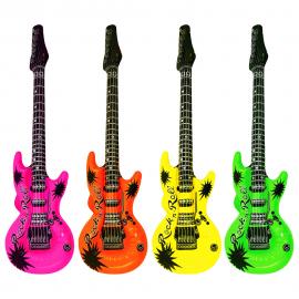 Oppustelig Guitar Neonfarvet