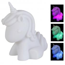 Farveskiftende Unicorn Lampe