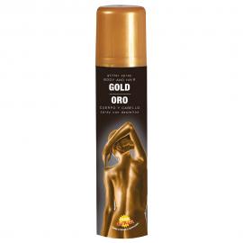 Hår- og Kropsfarve Glitter Spray Guld