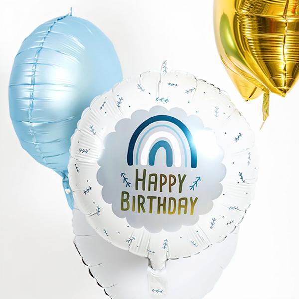 Folieballon Happy Birthday Rengbue Bl