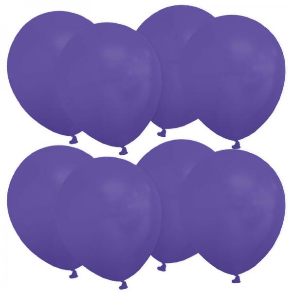 Lilla Miniballoner Purple 100-pak