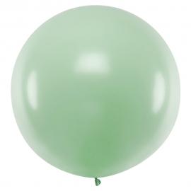 Kæmpestor Latexballon Pastel Pistaciegrøn