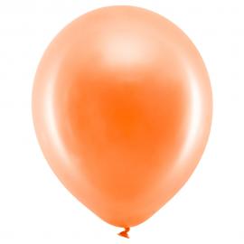 Rainbow Latexballoner Metallic Orange