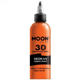 Moon Glow Neon UV Tekstilfarve Orange 125 ml