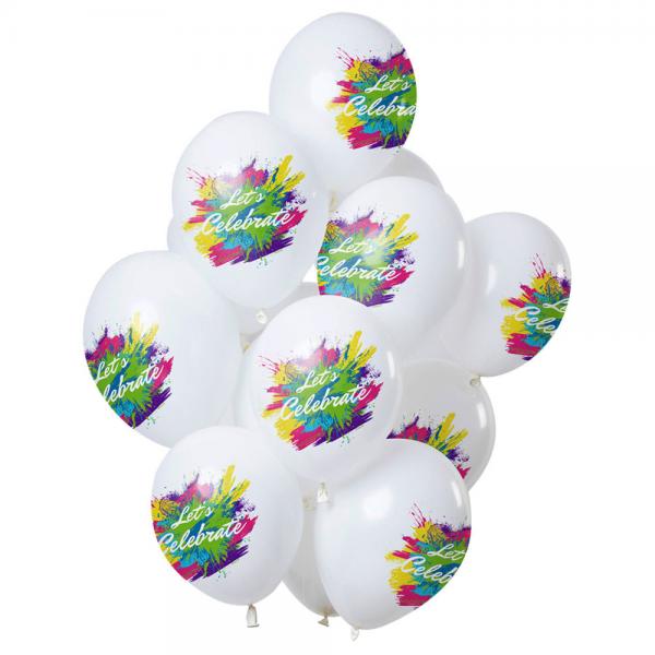 Color Splash Let's Celebrate Balloner Latex
