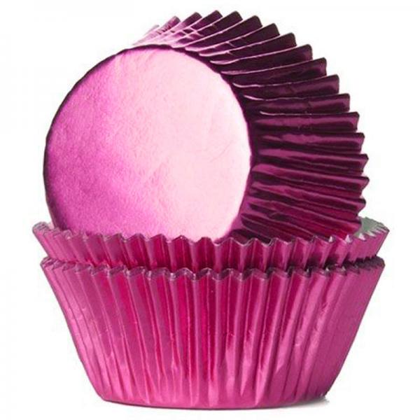 Muffinforme Metallic Pink