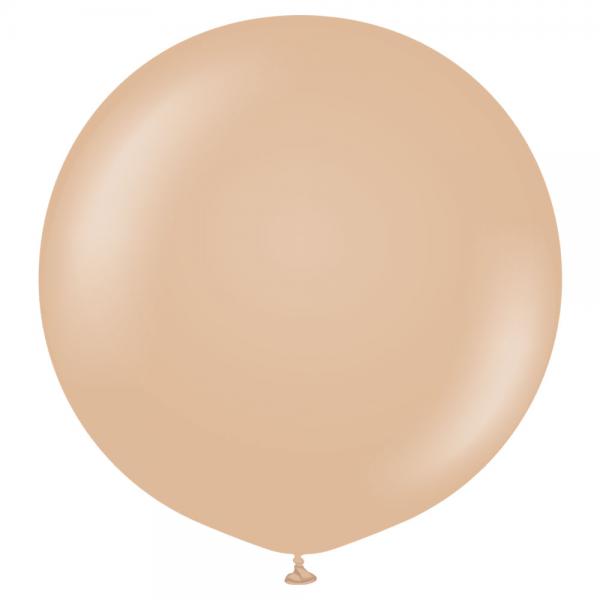 Brune Gigantiske Latexballoner Desert Sand 2-pak