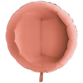 Folieballon Rund Rosaguld XL