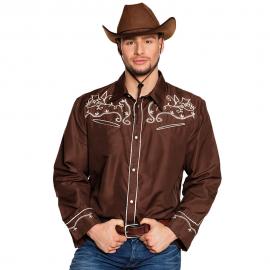 Cowboy Skjorte Brun Large