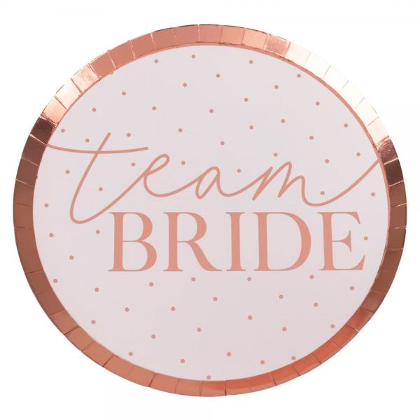 Team Bride Tallerkener