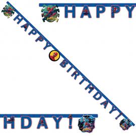 Spiderman Team Up Happy Birthday Banner