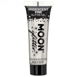 Moon Glitter Iridescent Glitter Gel Hvid