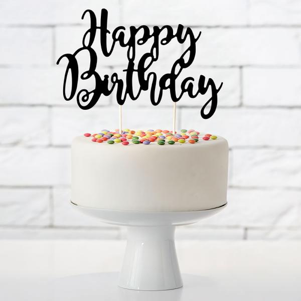 Happy Birthday Cake Topper Sort