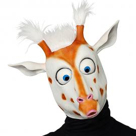 Giraf Heldækkende Maske med Hår