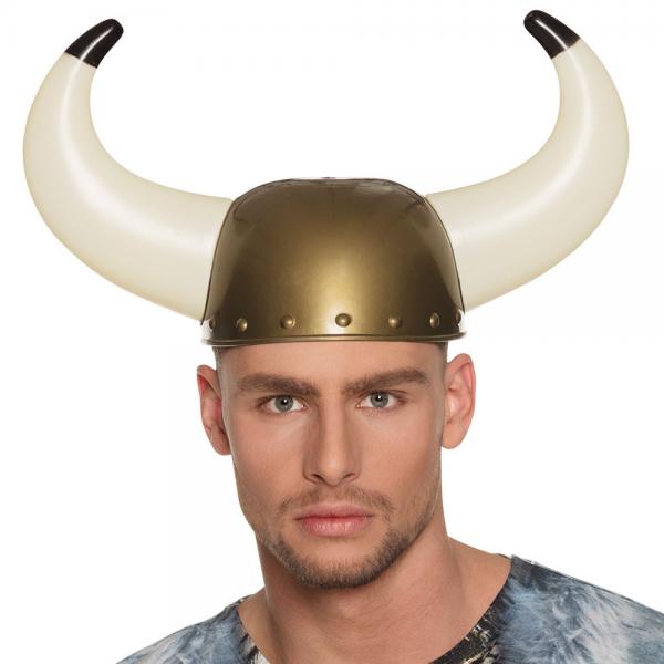 Vikingehjelm med Horn