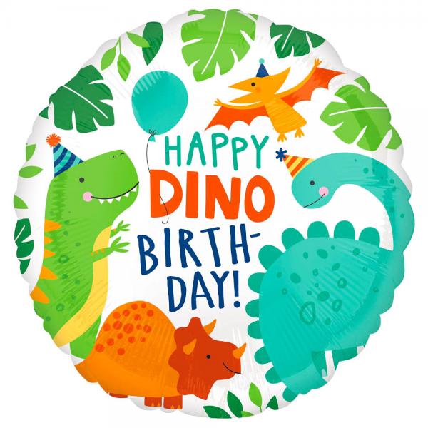Folieballon Happy Dino Birthday