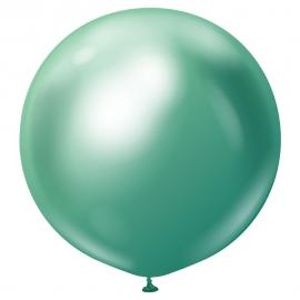 Grønne Store Chrome Balloner Green 2-pak