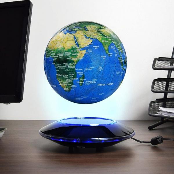 Svvende Globus med LED-Belysning