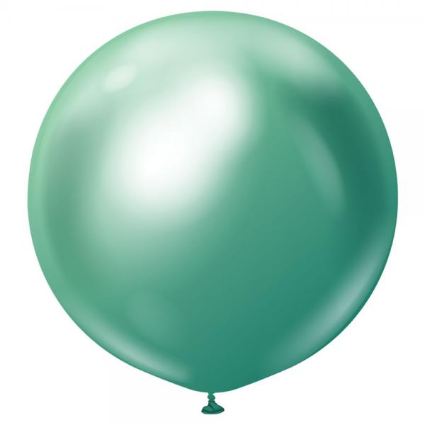 Grnne Store Chrome Balloner Green 2-pak