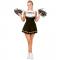 Cheerleader Kostume Sort/Hvid