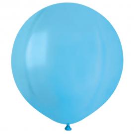 Store Runde Lyseblå Balloner 50-pak