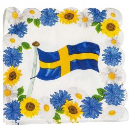 Svenske Flag Servietter