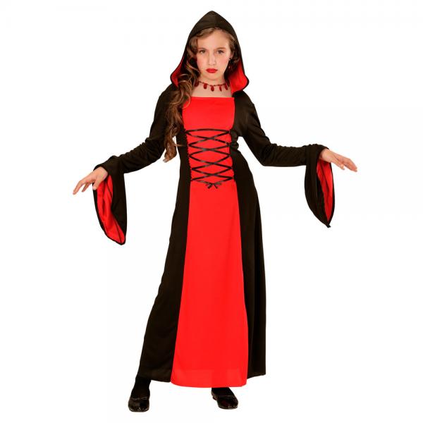 Vampyr Kostume Gothic Lady Brn