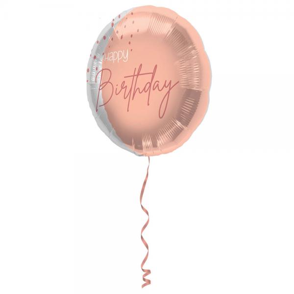 Happy Birthday Folieballon Lyserd
