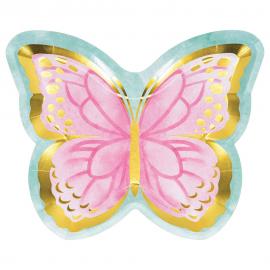 Shimmering Butterfly Paptallerkener Sommerfugl