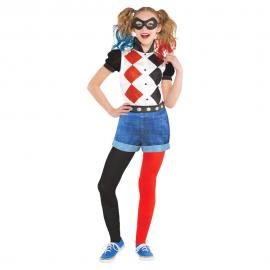Harley Quinn Kostume DC Superhero Girls Børn