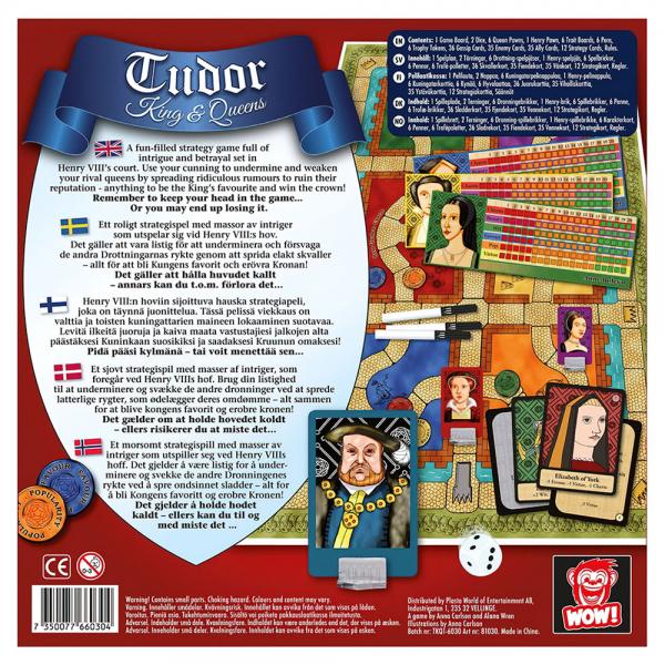Tudor - King & Queens Sllskapsspel Spil