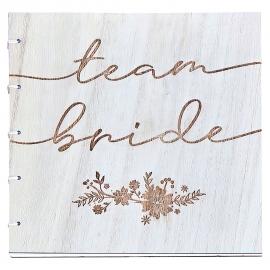 Team Bride Gæstebog Træ