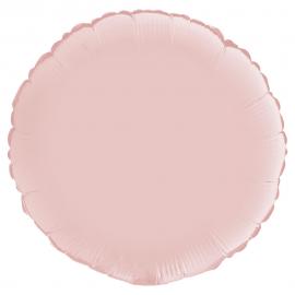 Rund Folieballon Satin Pastel Pink