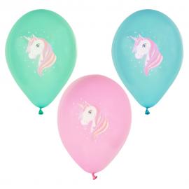 Unicorn Latexballoner Pastel